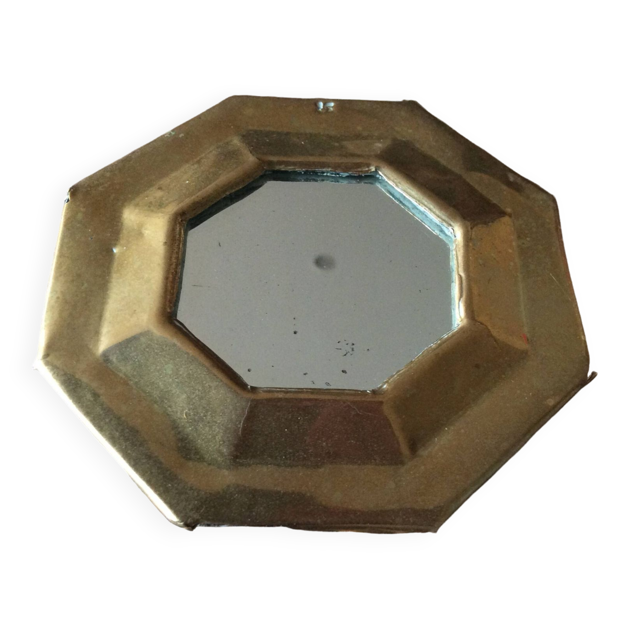 Brass mirror