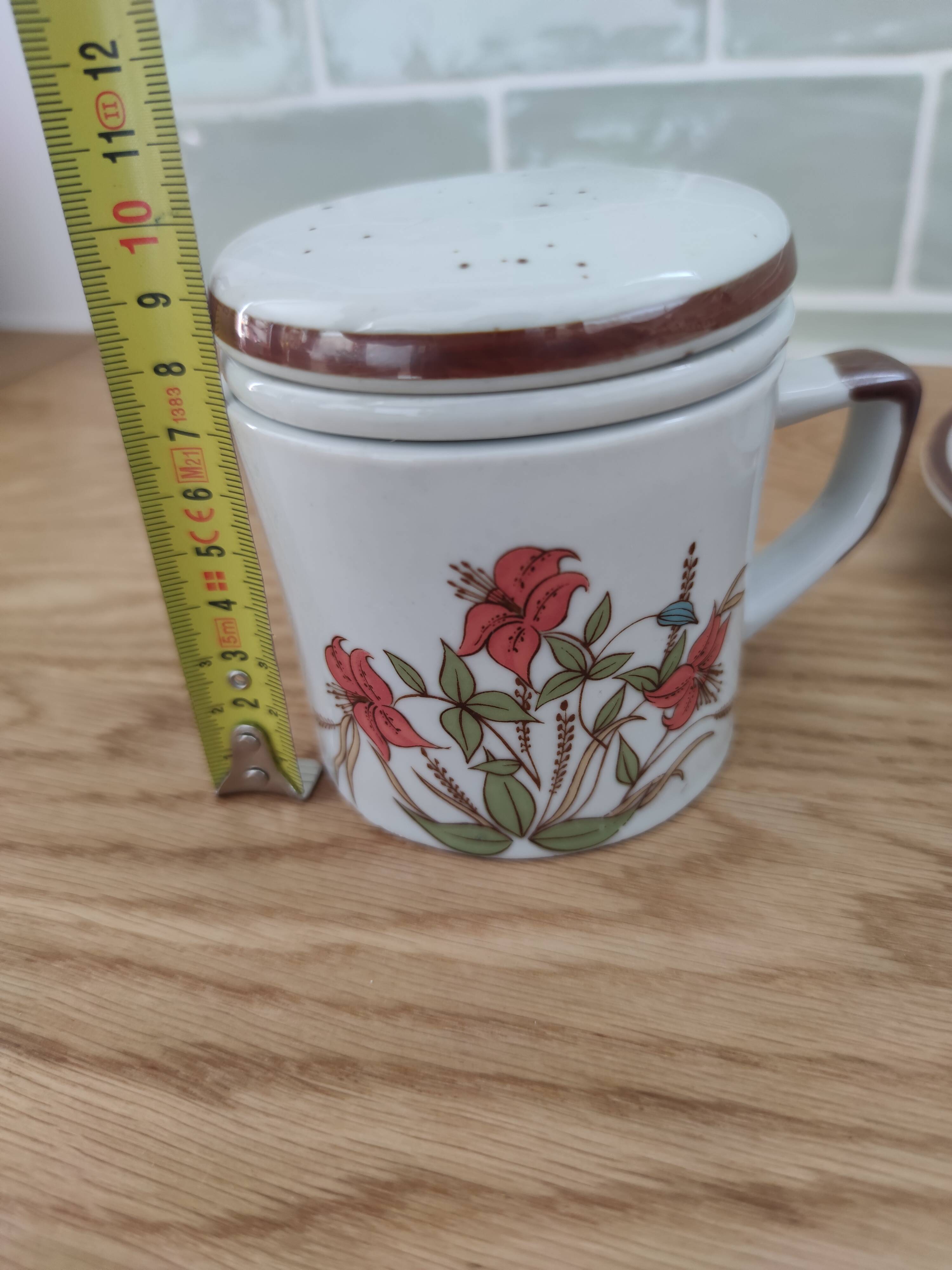 Lot de 2 tisanières vintage