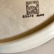 Set of dishes raviers Soulages Golfe Juan in earthenware of Salins 1960