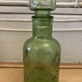 Green bottle with cap
