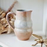 Handmade stoneware pitcher or carafe
