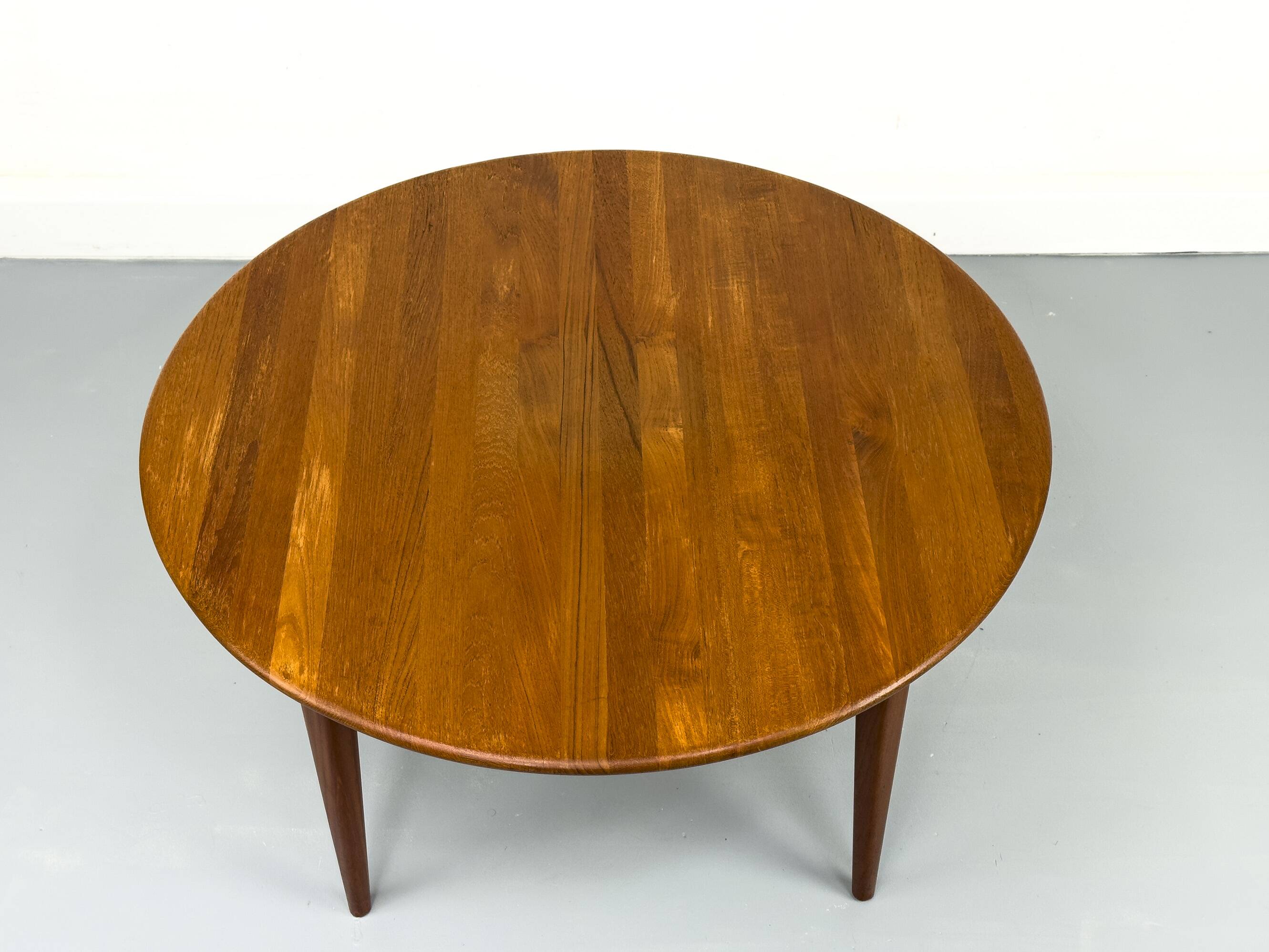 Circular Teak Coffee Table from Mikael Laursen, 1960s