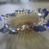 Blown glass fruit bowl