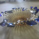 Blown glass fruit bowl