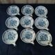 9 cassolettes in Quimper earthenware Keraluc diam 14.5 cm id&al cràme burned
