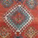 Kazak ancient Caucasian carpet 140x300 cm