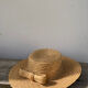 Vintage knot braided straw hat