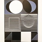 Lithographie numérotée en édition limitée de Victor Vasarely, années 1970