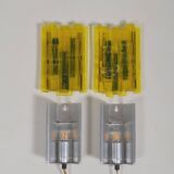 Set of Danish wall lamps no. 217 by Claus Bolby for Lyskaer Belysning, 1960