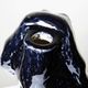 Vintage rum carafe Newfoundland Screech, Newfoundland dog in majolica.