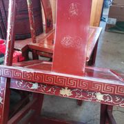 Chinese chairs of the early twentieth century in lacquered wood