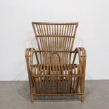 1970s rattan armchair