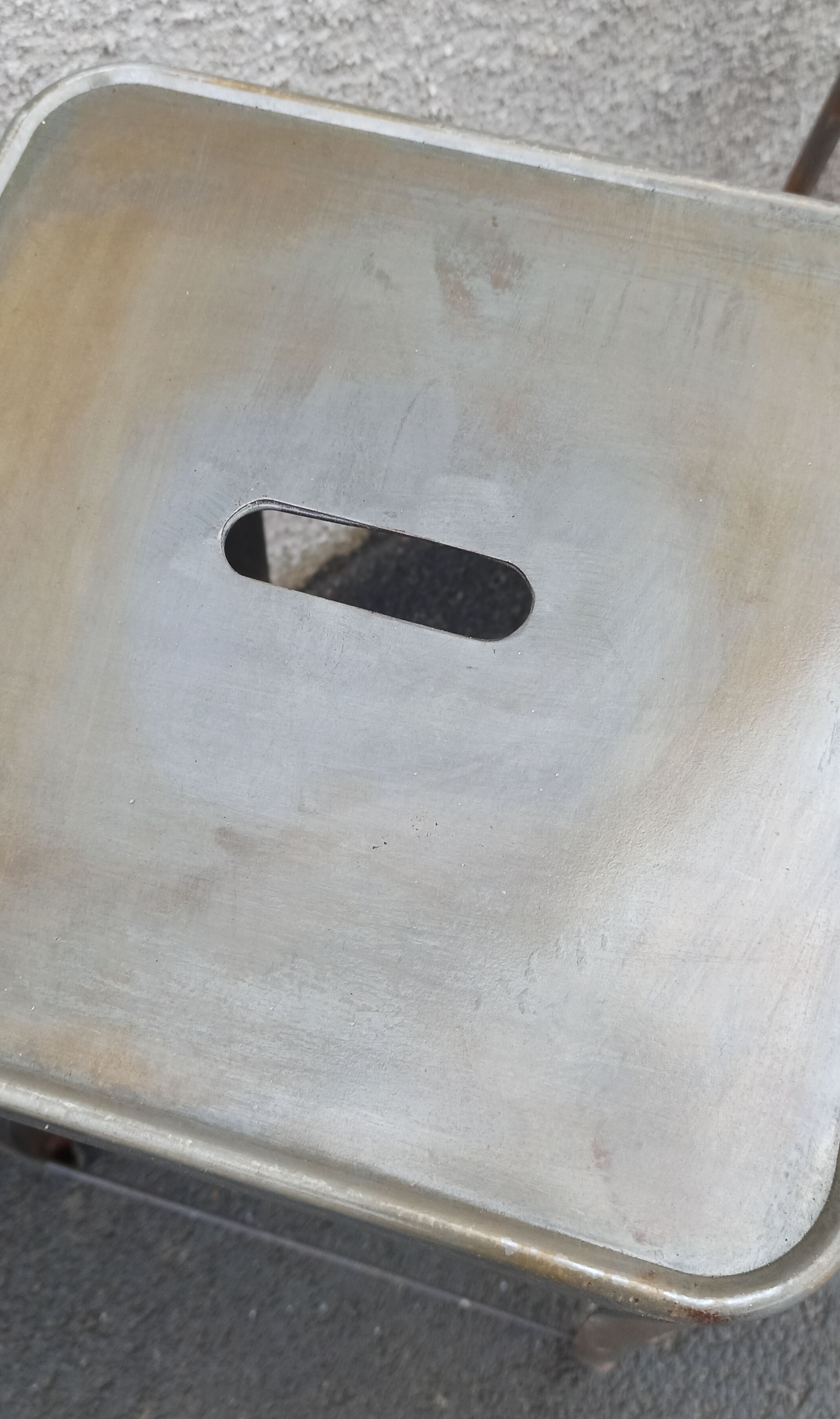 Pair of metal stools