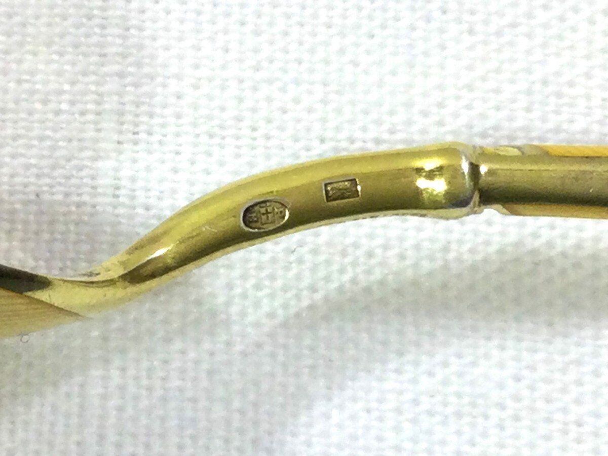 Denmark - Enamelled Moka Vermeil Spoons