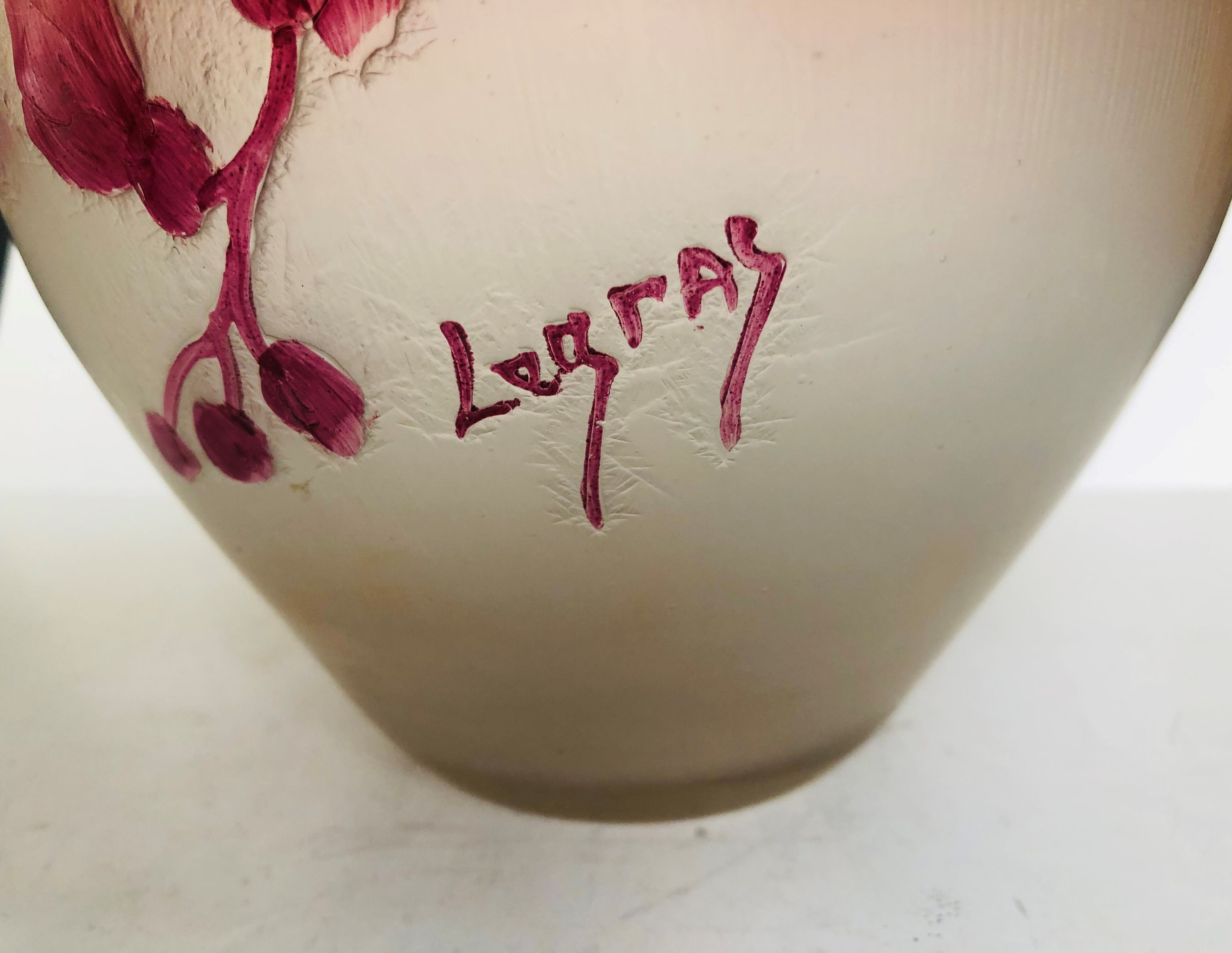 Legras multilayer glass ball vase