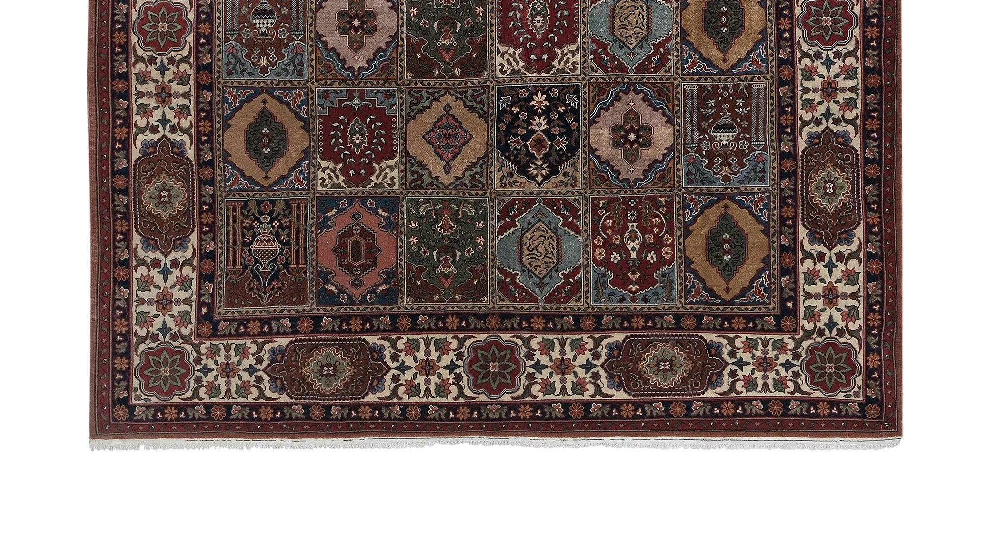 Vintage Turkish handmade rug 250x306 cm