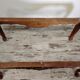Wood and marble coffee table in Louis XV style