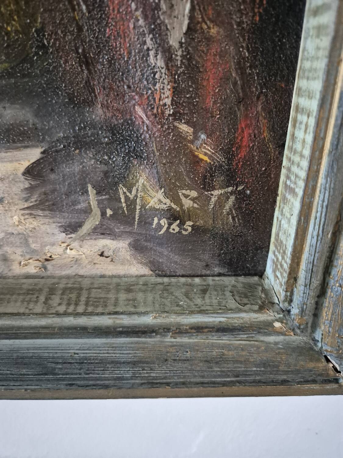 Oil on canvas J.MARTI (1965)