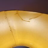 Vintage ceramic lamp with double lighting.