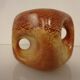Italian ceramic cube vase by Roberto Rigon for Bertoncello, 1960s.