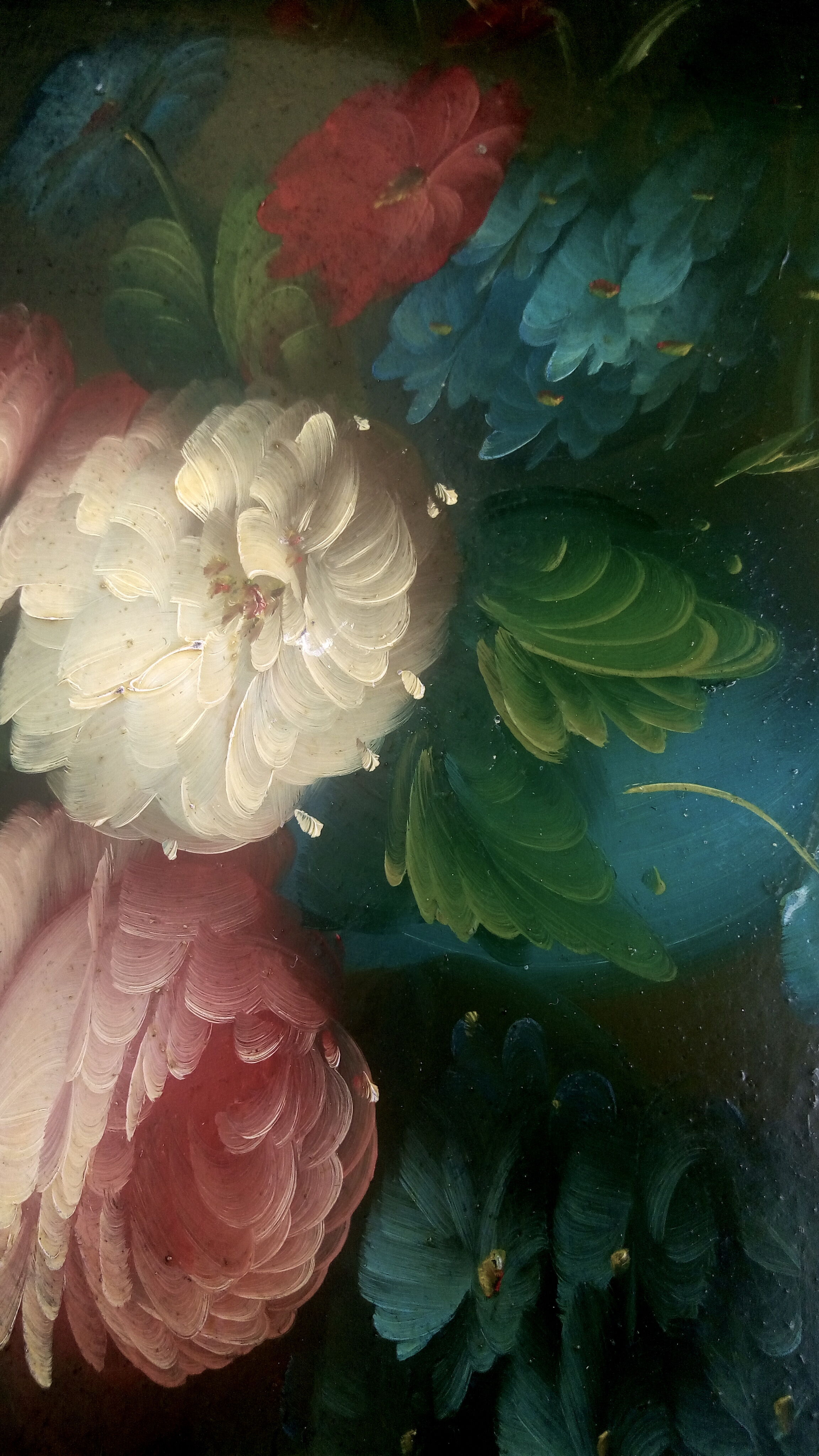 Hand-painted flower tray 5 in 1