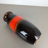 Fat lava multi-color 239-41 vase made by Scheurich, 1970s