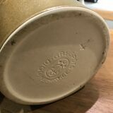 Vintage XL stoneware pitcher Manufacture Digoin