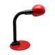 Desk lamp, vintage table lamp red, ball lamp