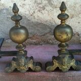 Pair of vintage French chenets