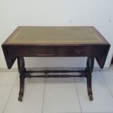 Bureau anglais à rabats et piètement en lyre