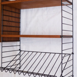 Recipient teak shelf - magazine holder by Kajsa - Nils "Nisse" Strinning for String 1960s