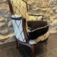 Fauteuil bergère, restauration complète traditionnelle
