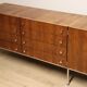 Vintage sideboard by Luigi Bartolini in rosewood and chrome metal, 1960