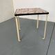 Vintage Modernist Mosaic Ceramic and Steel Side Table, 1950s