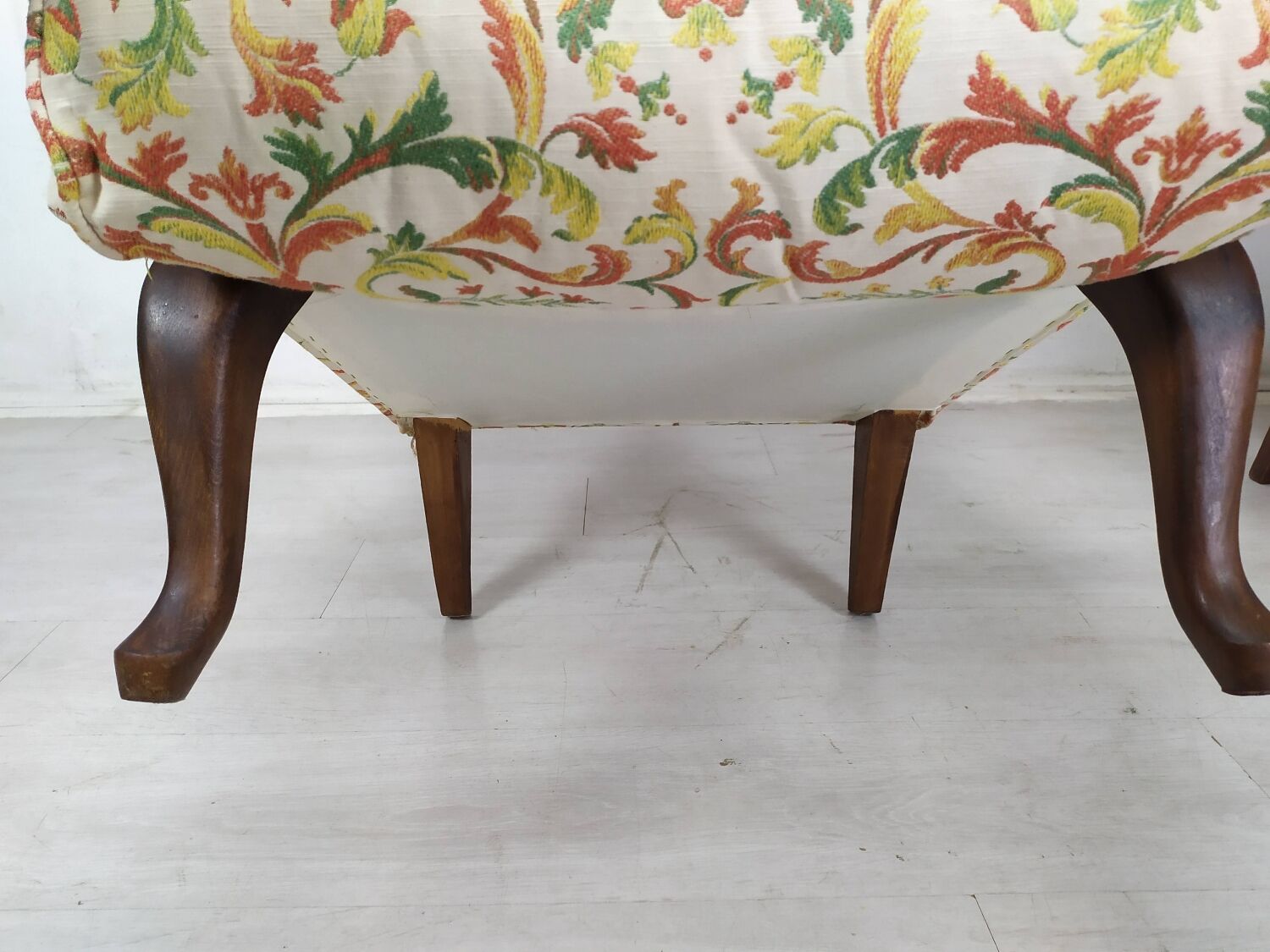 Pair of armchairs with ears