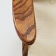 Vintage Lounge Chair Oak Wood and Bouclè Fabric Scandinavian Design