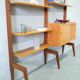 Mid-Century Modular Free-Standing Teak Wall Unit  by John Texmon for Blindheim Mobelfabrik, Norway,