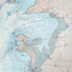 Map of the West Coast of France from Belle Ile to Noirmoutier Island 1981