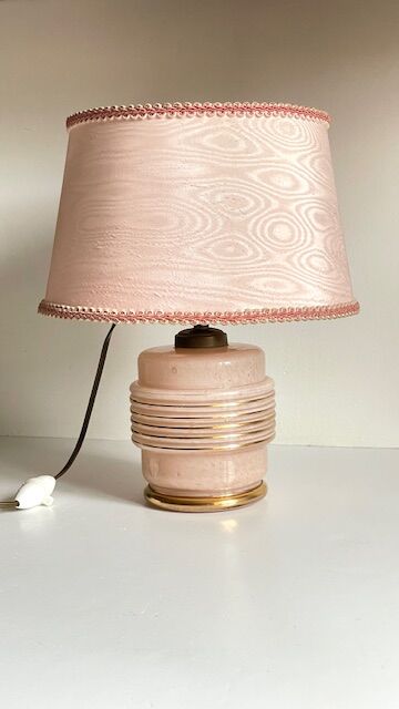 Clichy Glass Art Deco Lamp