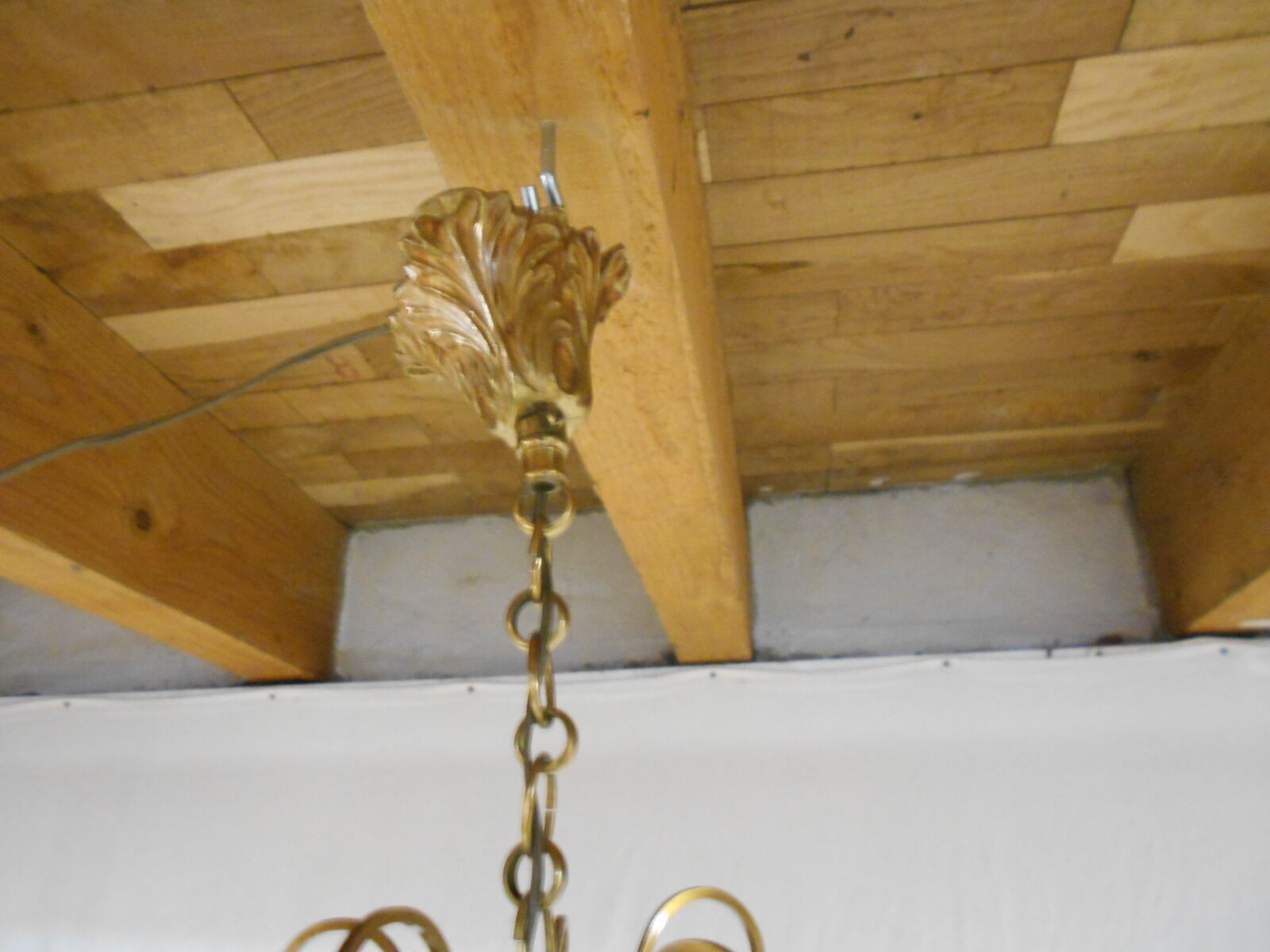 Bronze and tassels chandelier