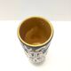 Black Lacquered Ceramic Goblet Vase by by Roger Capron, France
