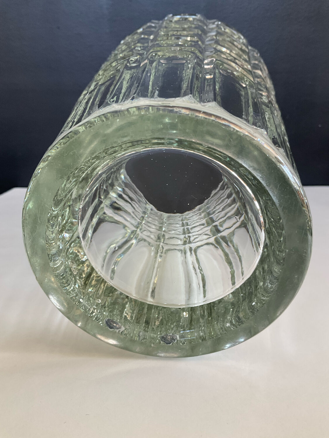 Vintage OXO grand vase in Bohemian crystal