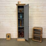 Armoire parisienne en bois patiné 1 porte