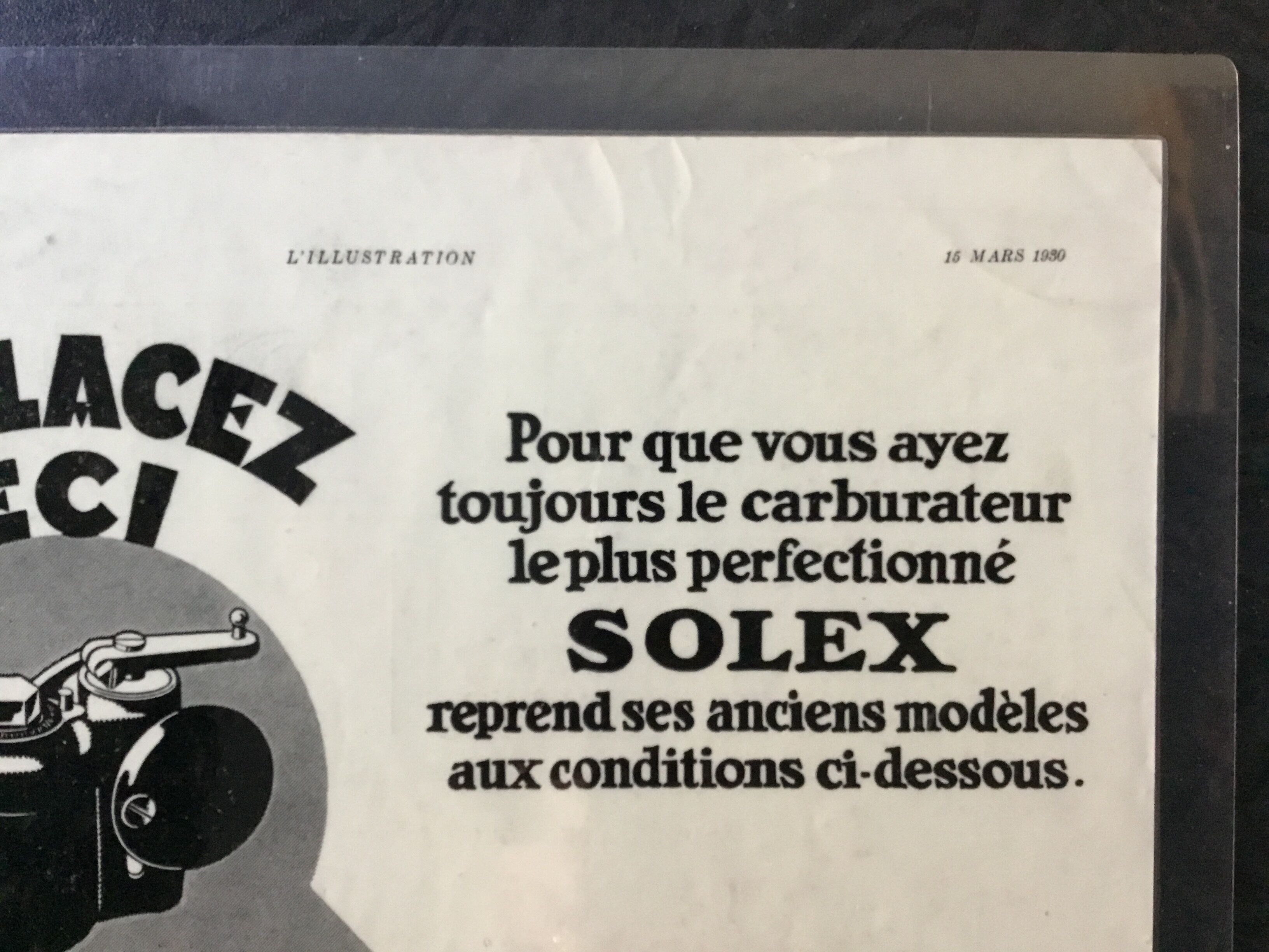 Vintage advertising to be framed