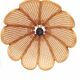 Wicker flower hanging