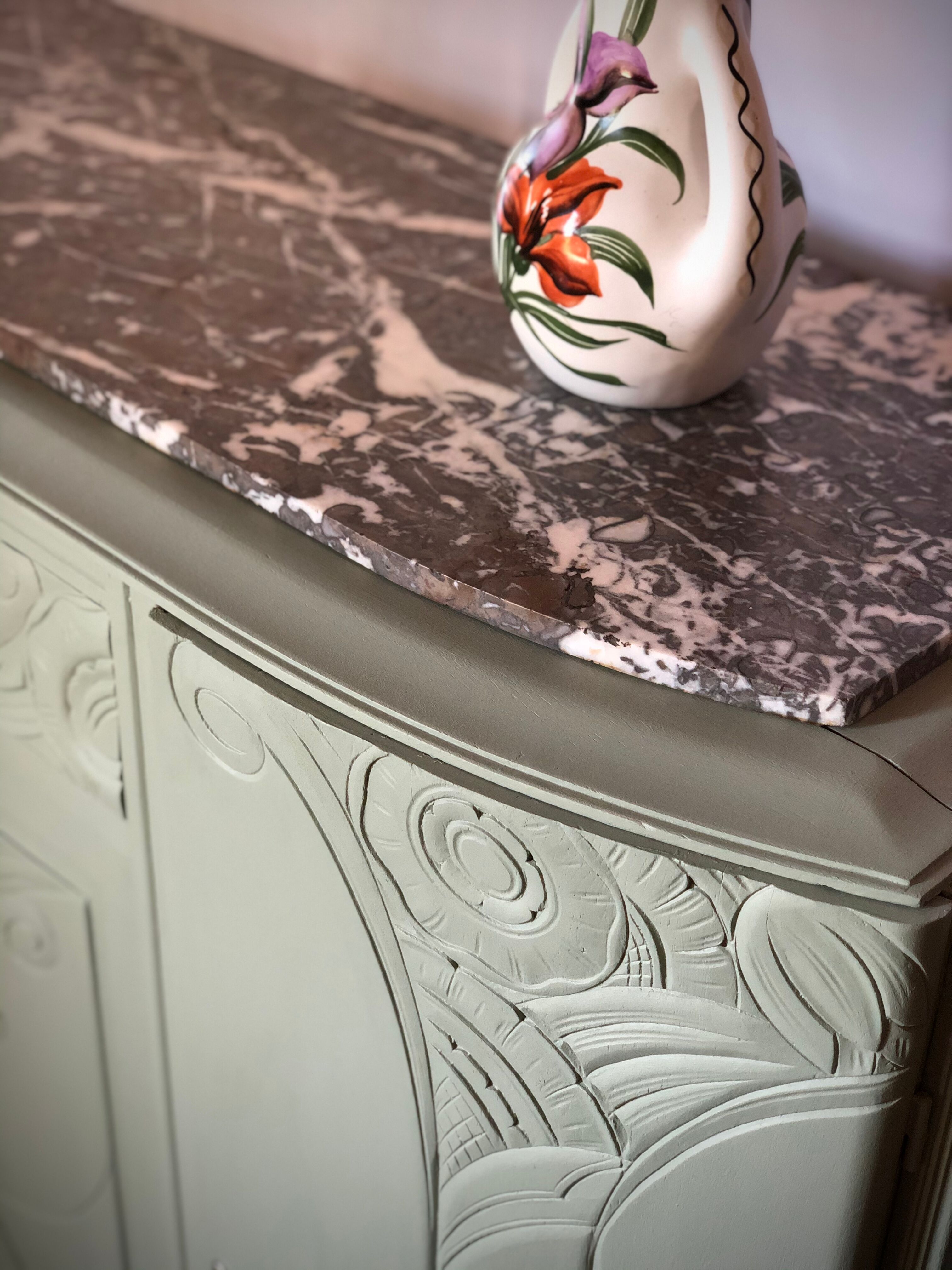 Almond Art Deco Buffet