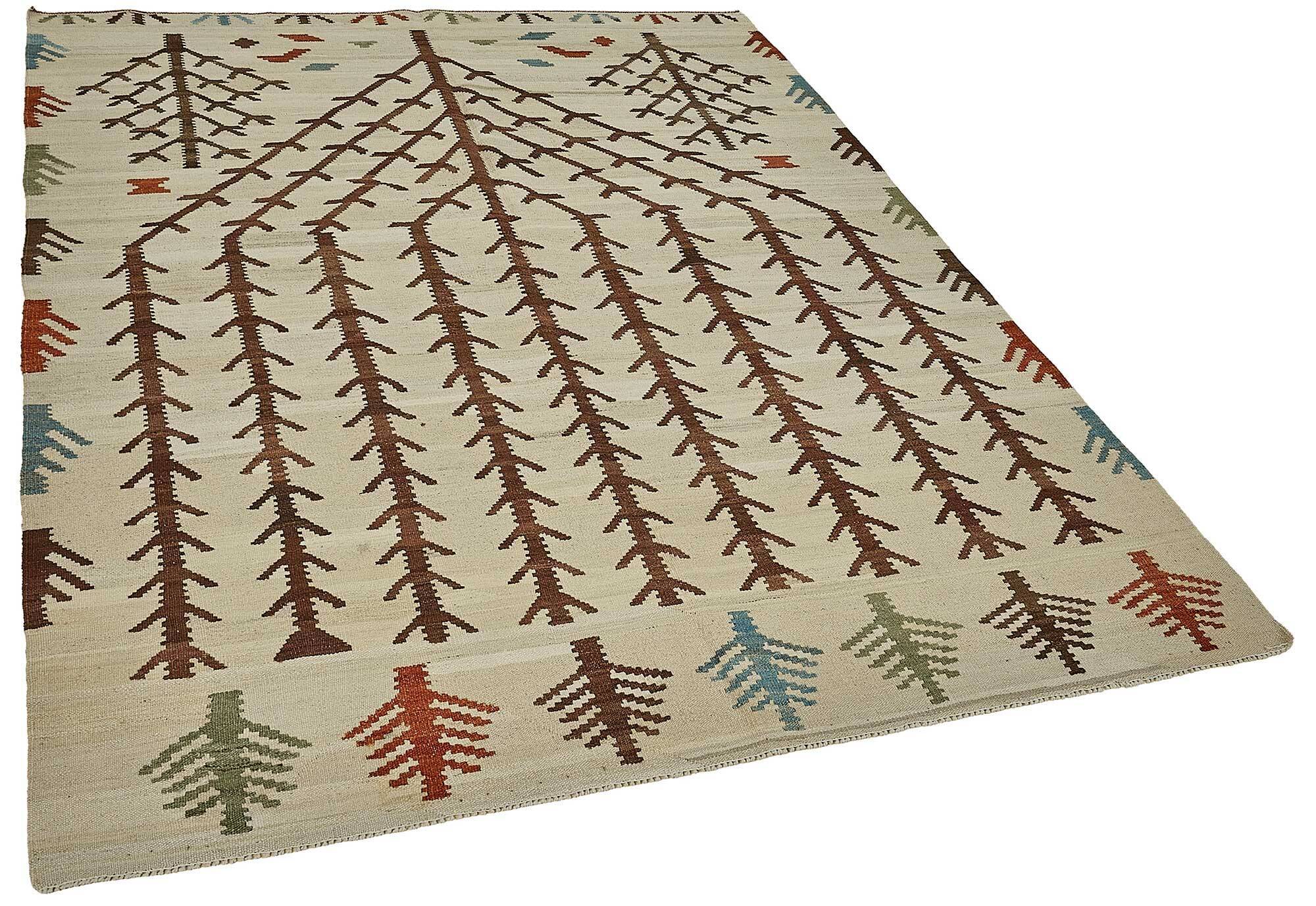 Contemporary Tribal Decorative Kilim 162 cm x 206 cm