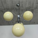 Chrome Art Deco pendant lamp