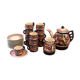 Paul Fouillen Quimper coffee service 40s