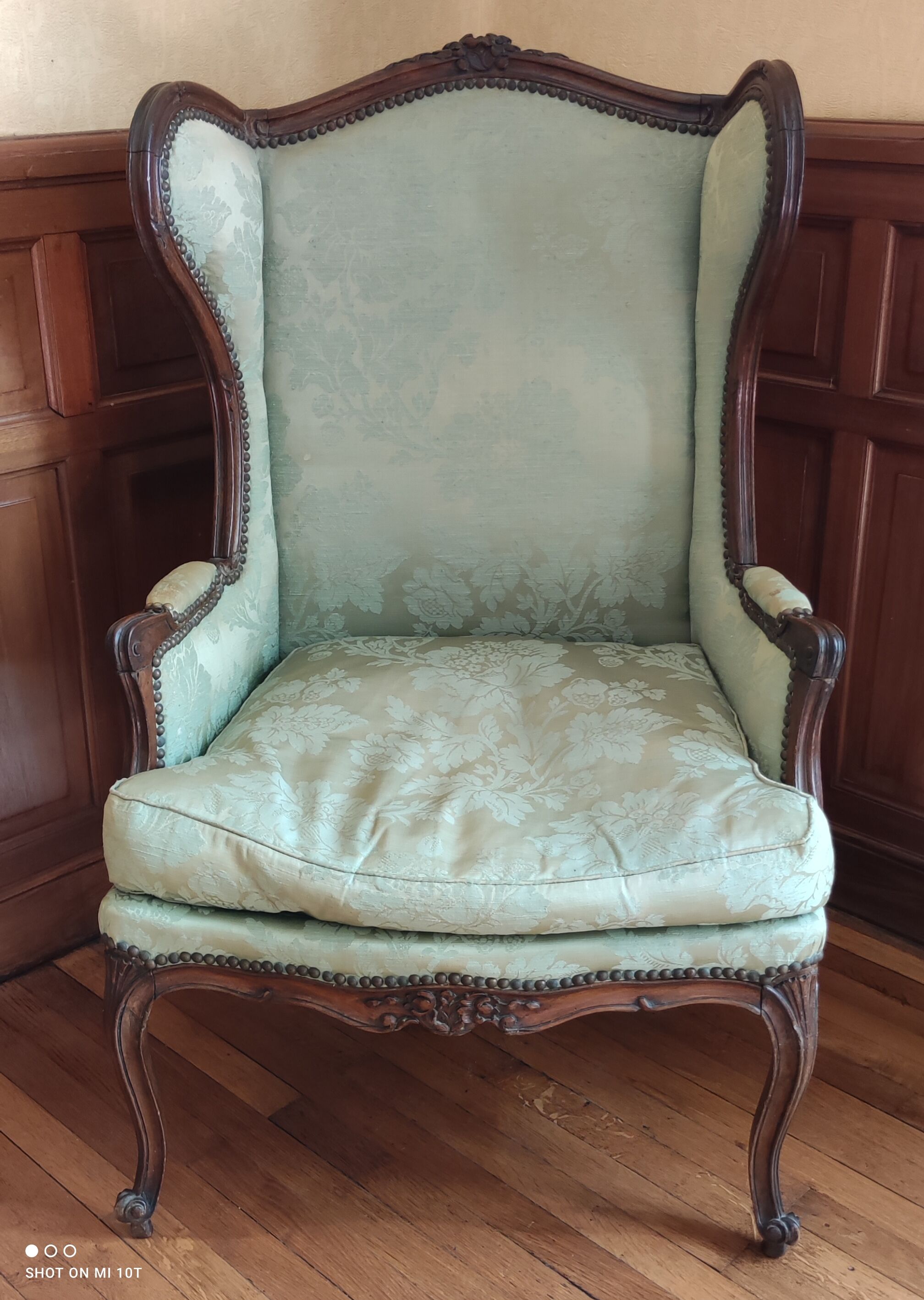 Armchair with ears style Louis XV/19 th century